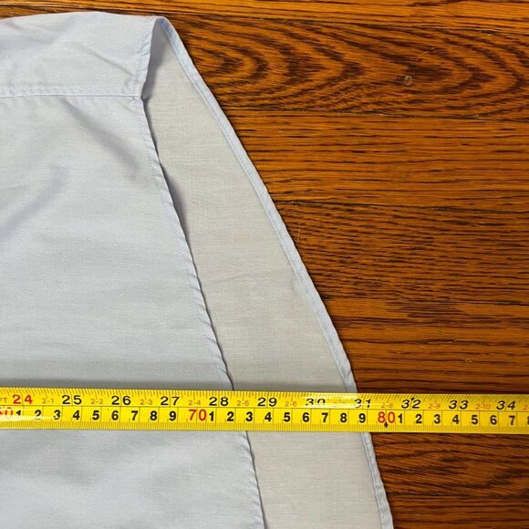 Christian Dior Monsieur Blue Short Sleeve Button Down Pocket Shirt   Men Size 17 - Picture 6 of 7